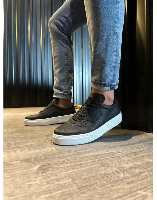 Knack Günlük Siyah Beyaz Erkek Ayakkabısı