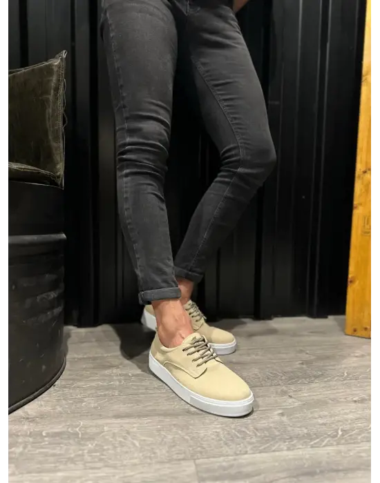 Terzi Bey Günlük Ayakkabı 077 Vizon Süet