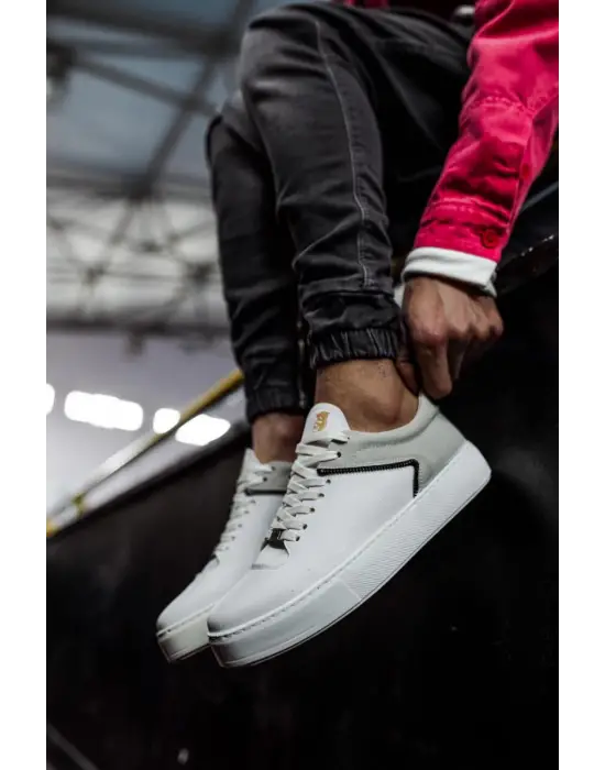 Knack Günlük Beyaz Gri Erkek Ayakkabısı