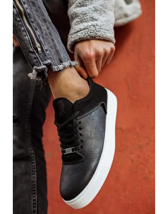 Knack Günlük Siyah Beyaz Erkek Ayakkabısı