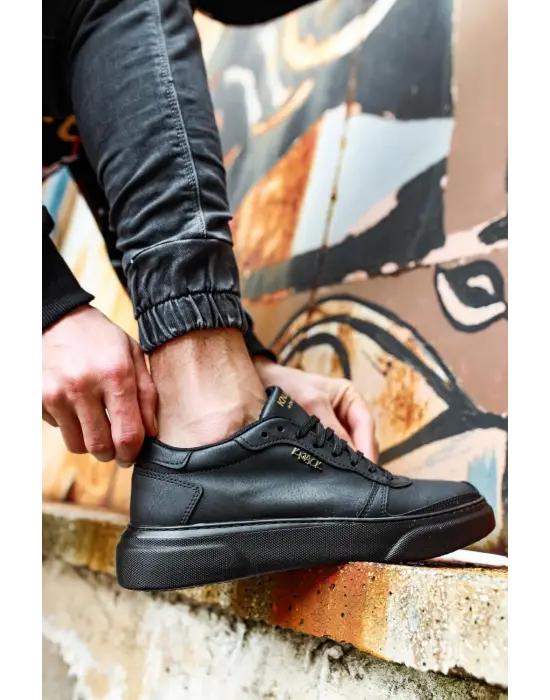 Terzi Bey Günlük Ayakkabı 222 Siyah (siyah Taban)