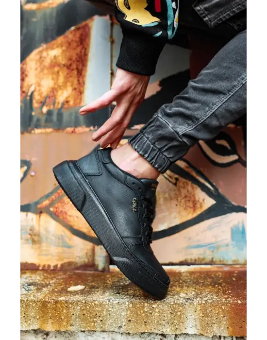 Terzi Bey Günlük Ayakkabı 222 Siyah (siyah Taban)