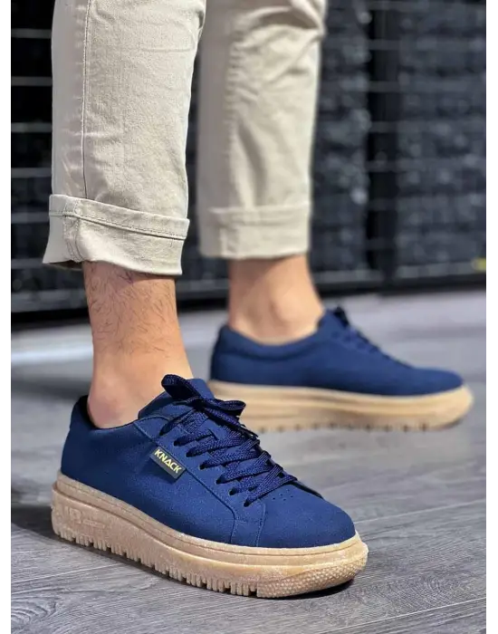 Knack Günlük Lacivert Süet Erkek Ayakkabısı