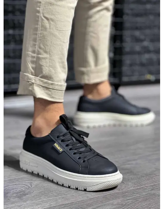 Knack Günlük Siyah Beyaz Erkek Ayakkabısı