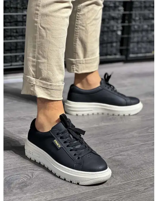 Knack Günlük Siyah Beyaz Erkek Ayakkabısı