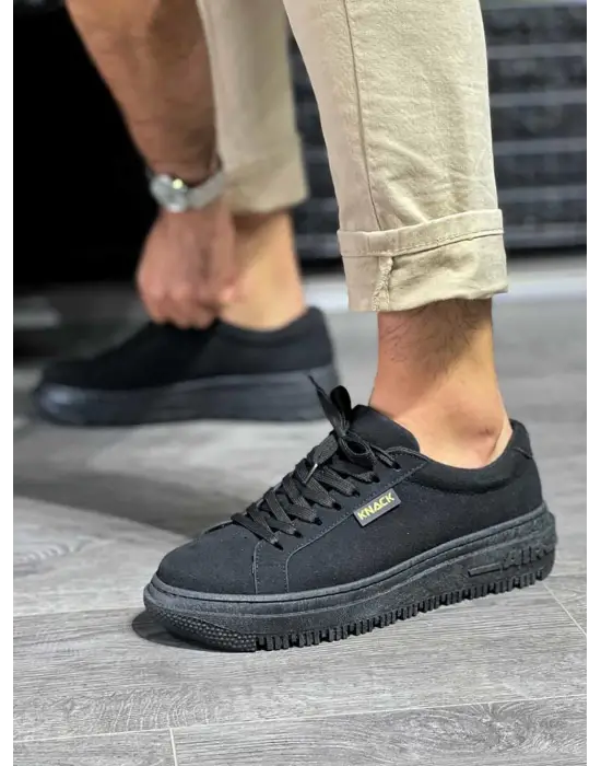 Knack Günlük Siyah Süet Erkek Ayakkabısı