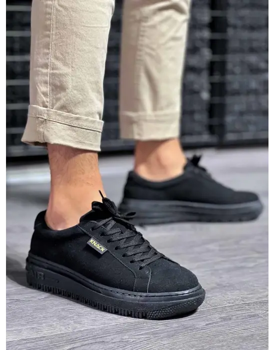 Knack Günlük Siyah Süet Erkek Ayakkabısı