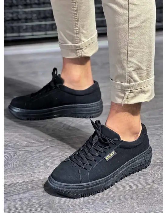 Knack Günlük Siyah Süet Erkek Ayakkabısı