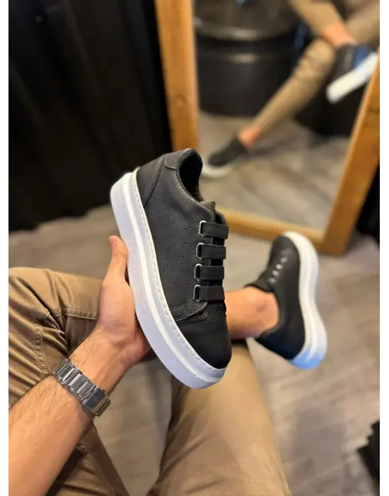 Terzi Bey Günlük Ayakkabı 521 Siyah (beyaz Taban)