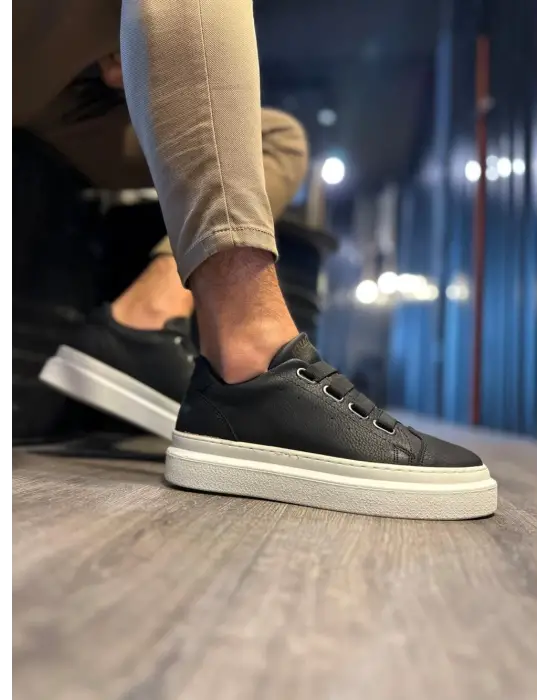 Terzi Bey Günlük Ayakkabı 521 Siyah (beyaz Taban)