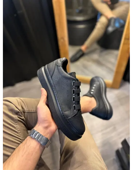 Terzi Bey Günlük Ayakkabı 521 Siyah (siyah Taban)