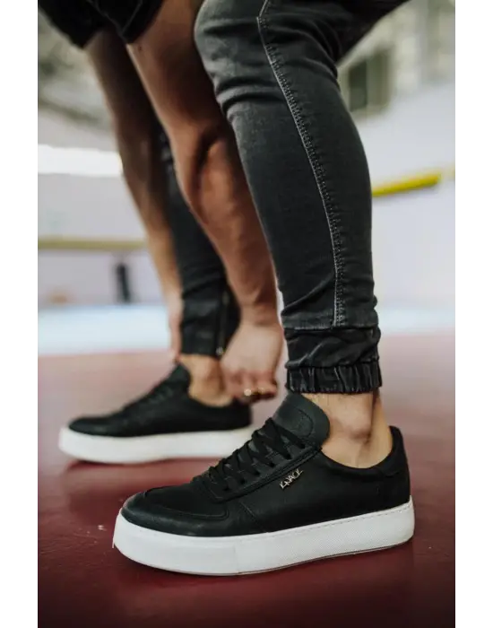 Terzi Bey Günlük Ayakkabı 666 Siyah (beyaz Taban)