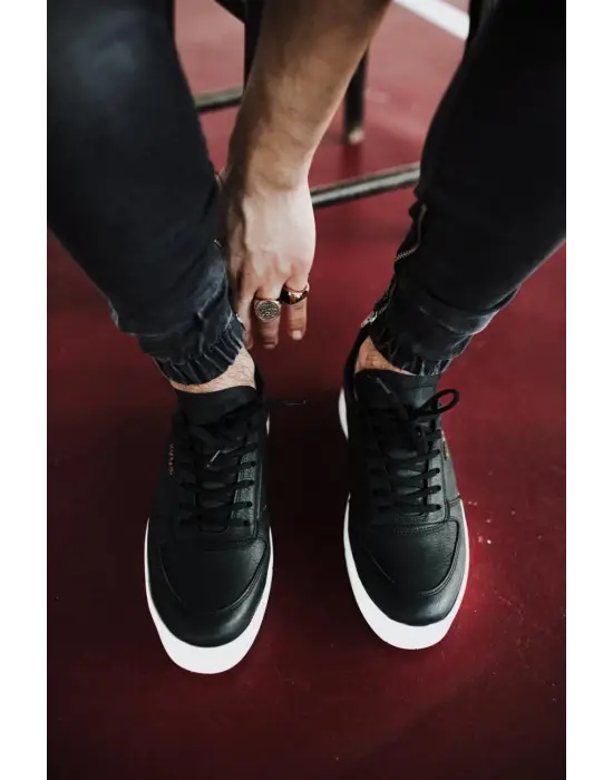 Terzi Bey Günlük Ayakkabı 666 Siyah (beyaz Taban)