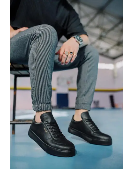 Terzi Bey Günlük Ayakkabı 666 Siyah (siyah Taban)