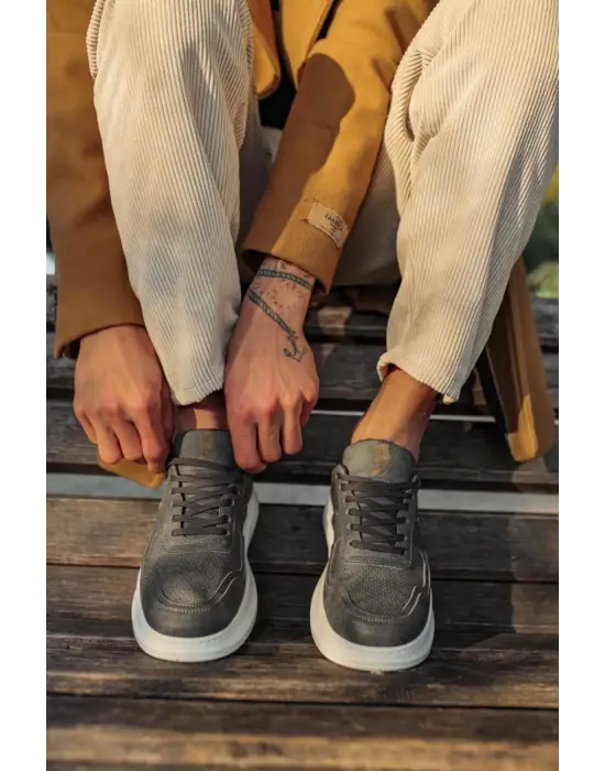 Terzi Bey Günlük Ayakkabı 707 Gri