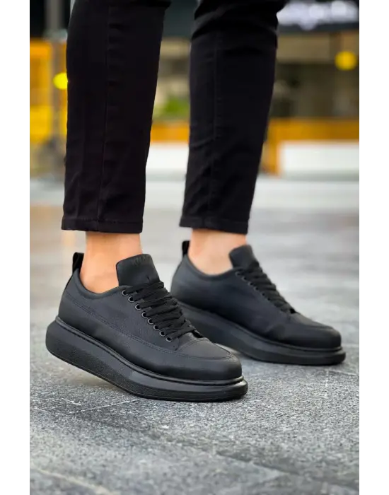 Terzi Bey Günlük Ayakkabı 814 Siyah (siyah Taban)