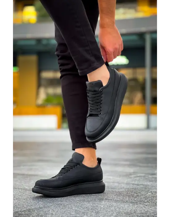 Terzi Bey Günlük Ayakkabı 814 Siyah (siyah Taban)