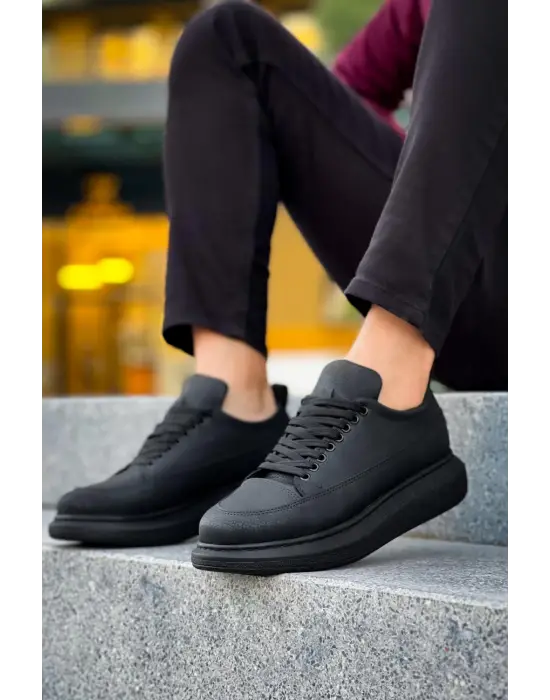 Terzi Bey Günlük Ayakkabı 814 Siyah (siyah Taban)