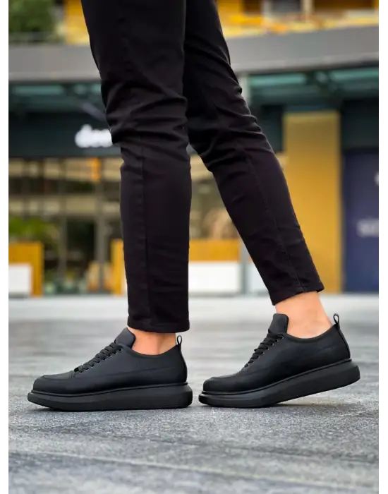 Terzi Bey Günlük Ayakkabı 814 Siyah (siyah Taban)