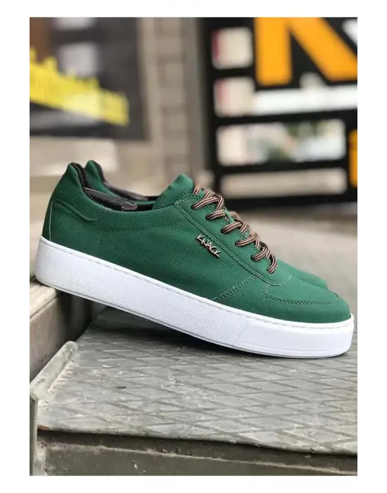 Knack Günlük Nubuk Yeşil Erkek Ayakkabısı