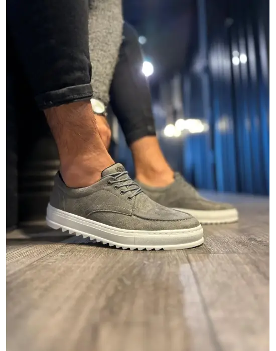 Terzi Bey Günlük Ayakkabı T12 Gri (süet)