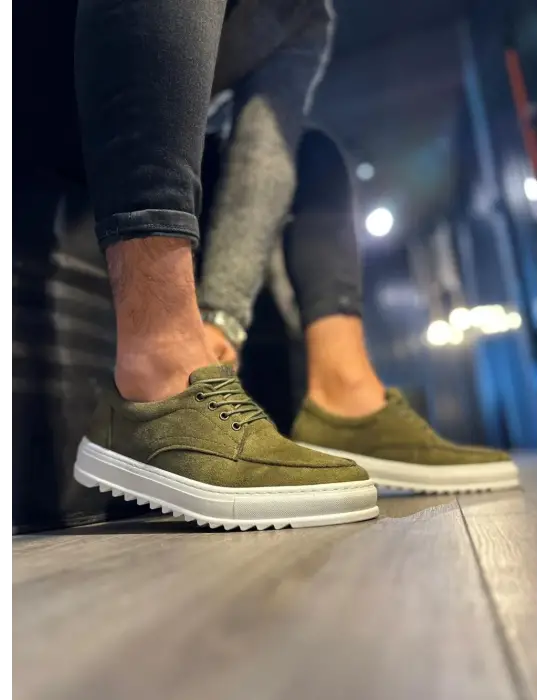 Terzi Bey Günlük Ayakkabı T12 Haki (süet)