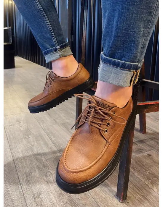 Terzi Bey Günlük Ayakkabı T12 Taba (siyah Taban)