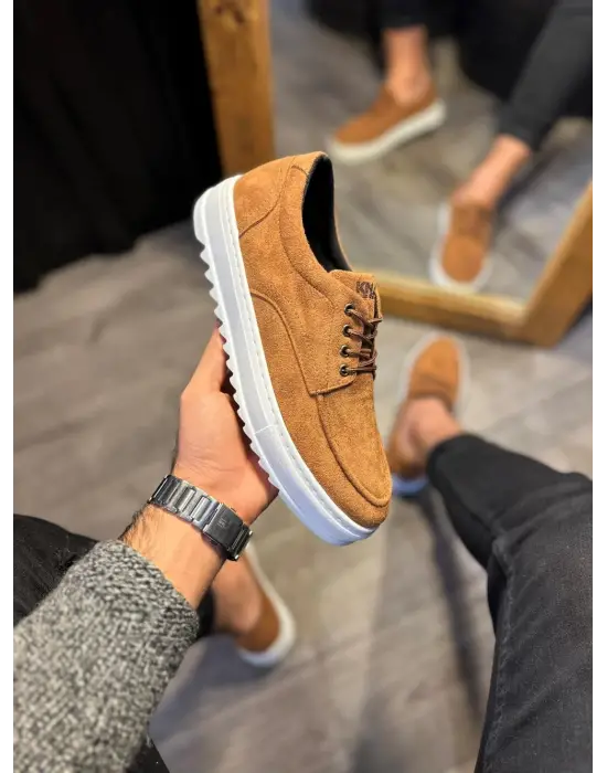 Terzi Bey Günlük Ayakkabı T12 Taba Süet