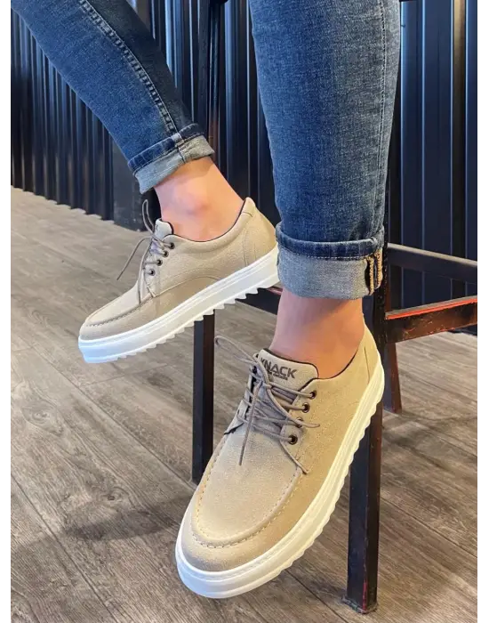 Terzi Bey Günlük Ayakkabı T12 Vizon Süet