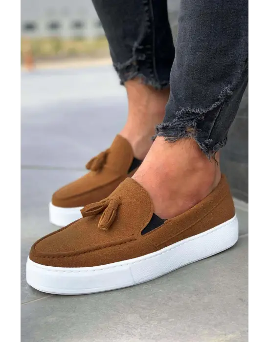 Terzi Bey Günlük Spor Klasik Ayakkabı 717 Taba Süet