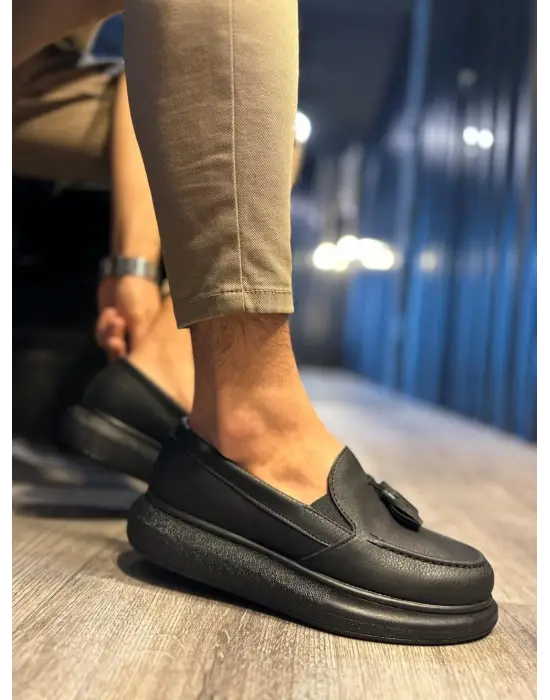 Terzi Bey Günlük Spor Klasik Ayakkabı 818 Siyah (siyah Taban)