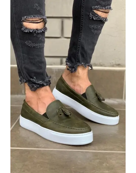 Terzi Bey Günlük Spor Klasik Ayakkabı 717 Haki