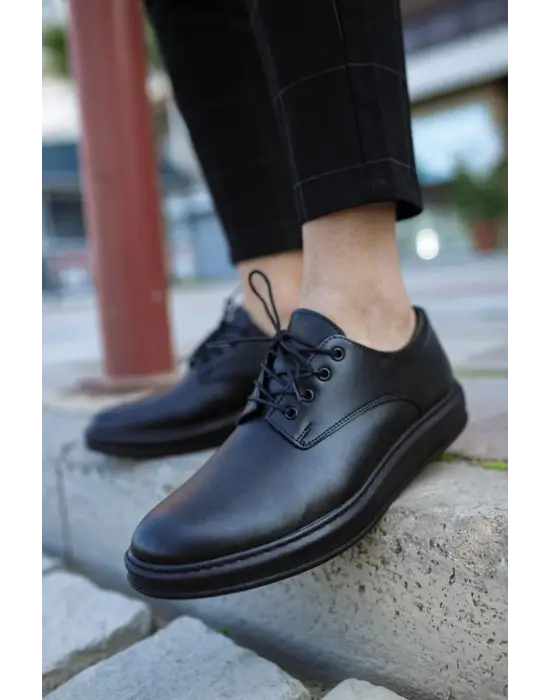 Terzi Bey Klasik Erkek Ayakkabı 001 Siyah (siyah Taban)