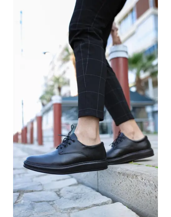 Terzi Bey Klasik Erkek Ayakkabı 001 Siyah (siyah Taban)