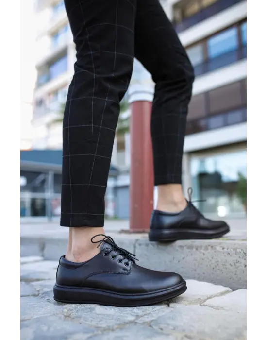 Terzi Bey Klasik Erkek Ayakkabı 001 Siyah (siyah Taban)