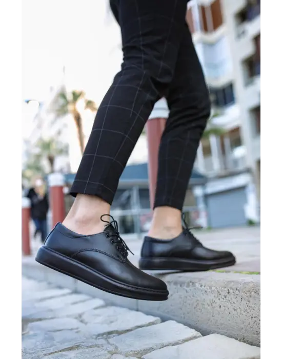 Terzi Bey Klasik Erkek Ayakkabı 001 Siyah (siyah Taban)