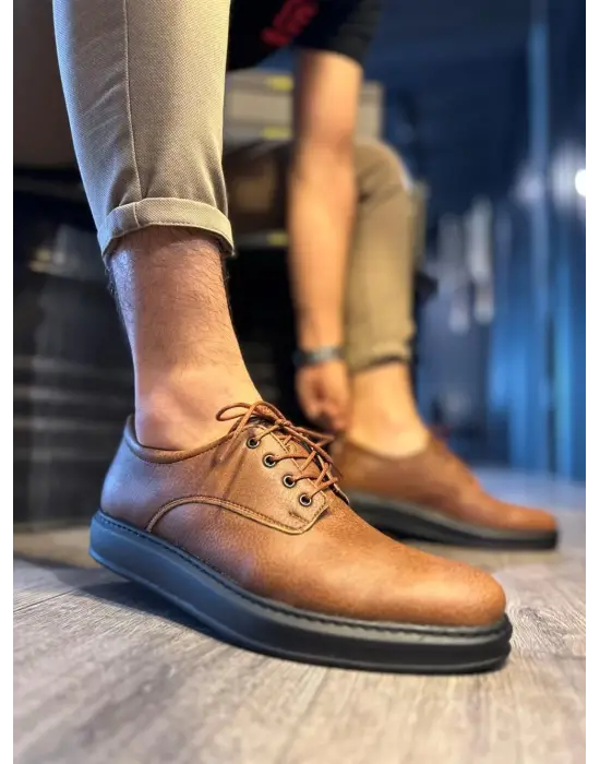 Terzi Bey Klasik Erkek Ayakkabı 001 Taba (siyah Taban)