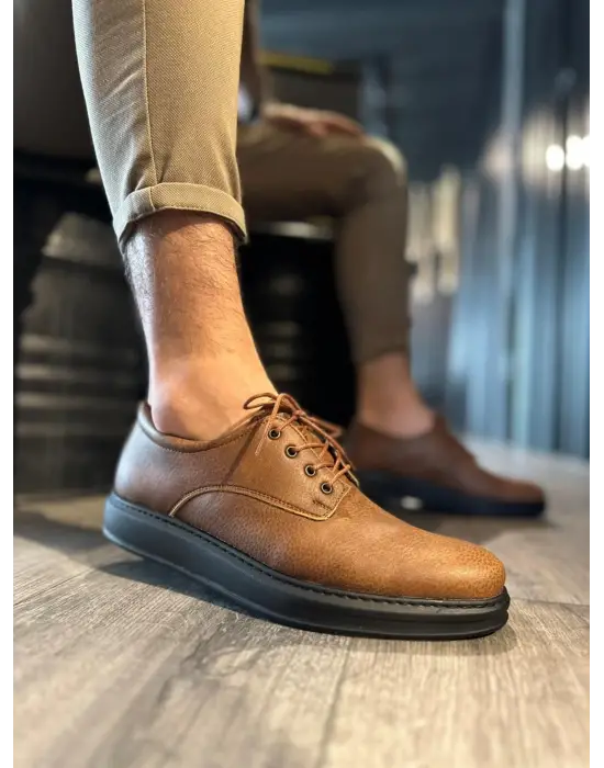 Terzi Bey Klasik Erkek Ayakkabı 001 Taba (siyah Taban)