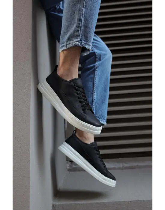 Terzi Bey Sneakers Ayakkabı 010 Siyah (beyaz Taban)