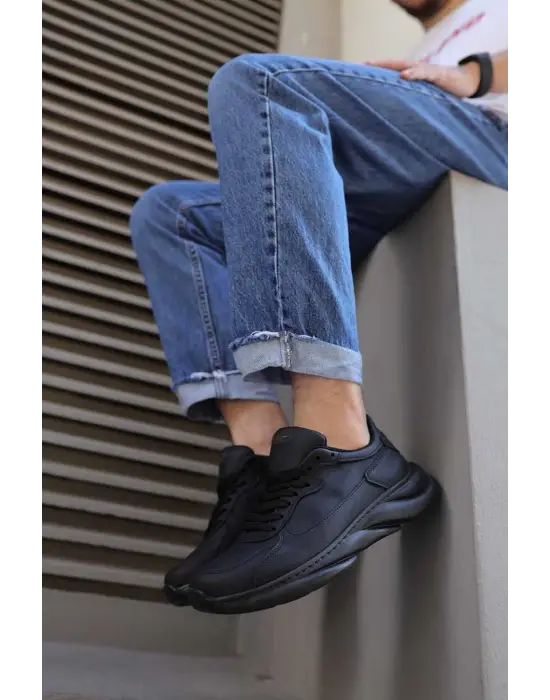 Knack Sneakers Siyah Erkek Ayakkabısı