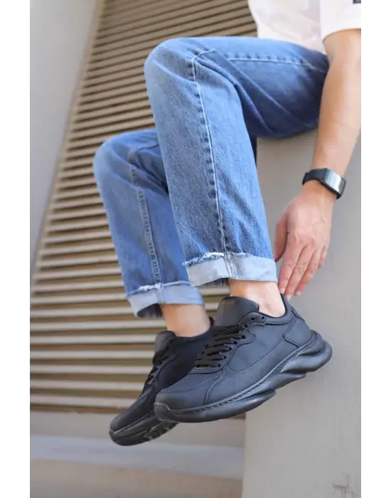 Knack Sneakers Siyah Erkek Ayakkabısı