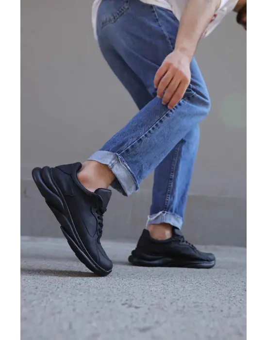 Knack Sneakers Siyah Erkek Ayakkabısı