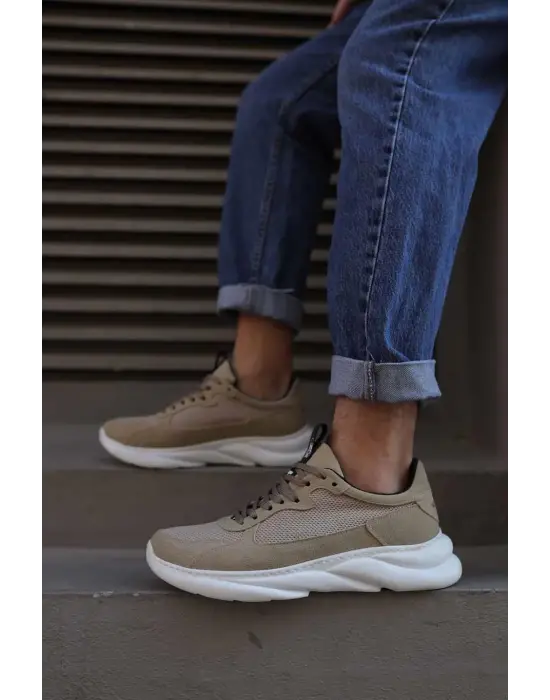 Knack Sneakers Vizon Süet Erkek Ayakkabısı