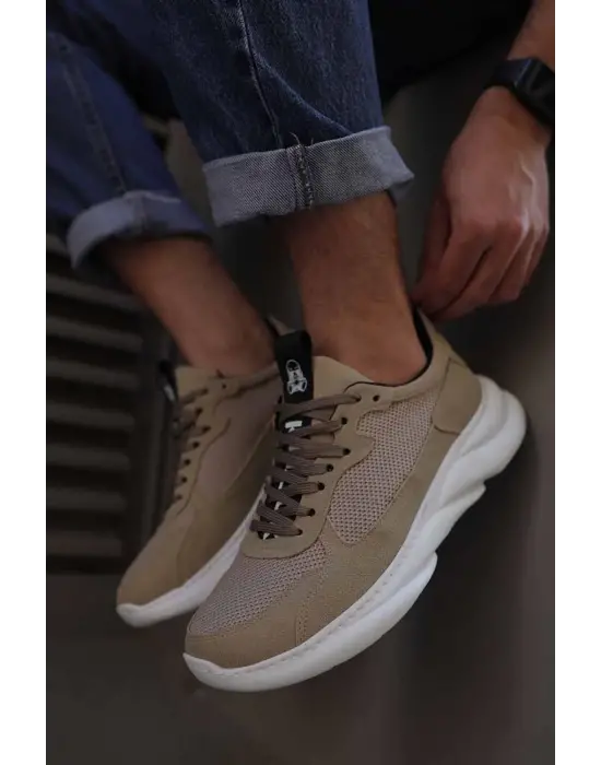 Knack Sneakers Vizon Süet Erkek Ayakkabısı