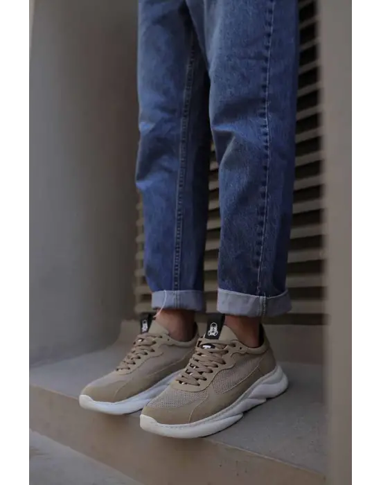Knack Sneakers Vizon Süet Erkek Ayakkabısı