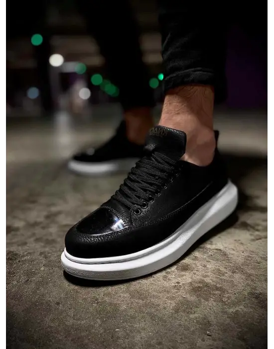 Knack Sneakers Siyah Beyaz Erkek Ayakkabısı