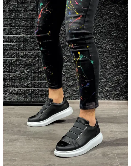 Knack Sneakers Siyah Beyaz Erkek Ayakkabısı