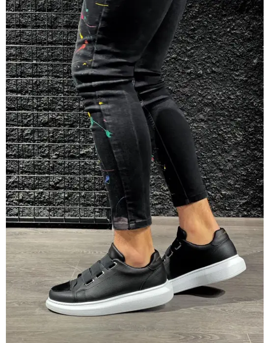 Knack Sneakers Siyah Beyaz Erkek Ayakkabısı