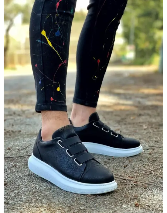 Terzi Bey Sneakers Ayakkabı 889 Siyah (beyaz Taban)