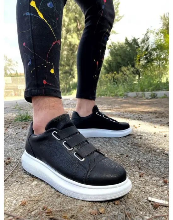 Terzi Bey Sneakers Ayakkabı 889 Siyah (beyaz Taban)